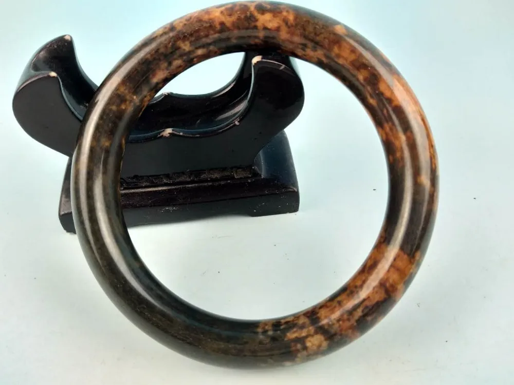 

Chinese antique, jade handicrafts, round, retro jade bracelet, 68mm in diameter