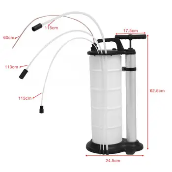 

Oversea 9L Waste Oil Water Suction Extraction Pump Fluid Vacuum Transfer Hand Operating Tools For The Car