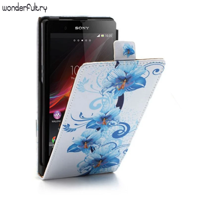 Wonderfultry для sony Xperia Z C6603 Капа Красивый шаблон дизайна Вертикальный флип-кейс из