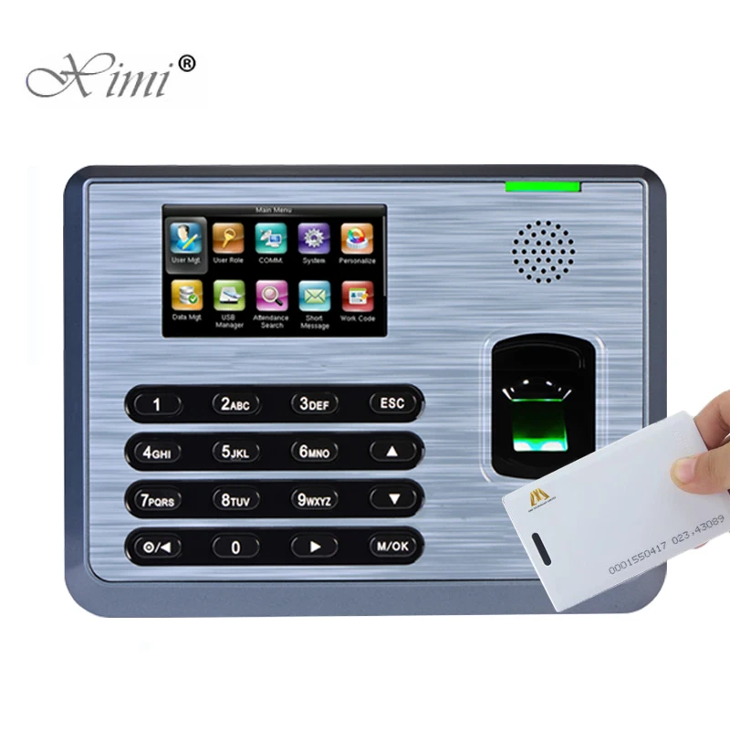 

TX628 Linux System Biometric Fingerprint Time Attendance Employee Attendance Fingerprint Time Clock With 125KHZ RFID Card Reader