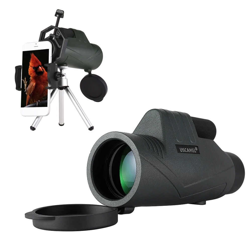 10X42 Single tube Monocular Telescope FMC Optical Phone