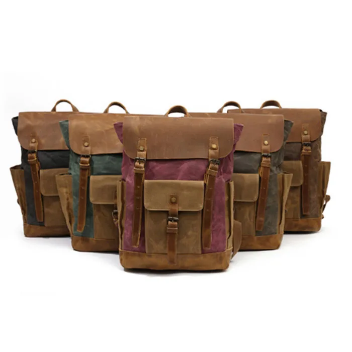 

NEW backpack Vintage canvas Male bag High capacity travel laptop bags Designer high quality backpacks High student school bag
