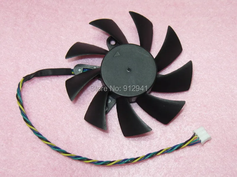 

POWER LOGIC PLA08015S12HH 75mm Graphics / Video Card VGA Cooler Fan Replacement 42mm 12V 0.35A 4Wire 4Pin Connector