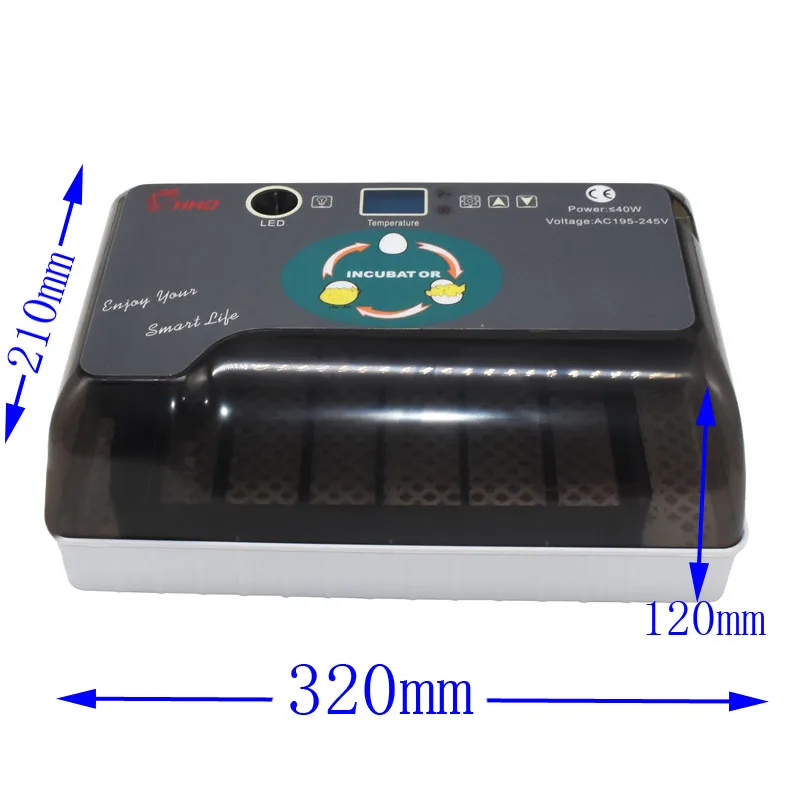 1 комплект Автоматический цифровой инкубатор для яиц 12 яиц большой емкости практичные инкубаторы для курицы птицы Перепелиных яиц домашнего использования