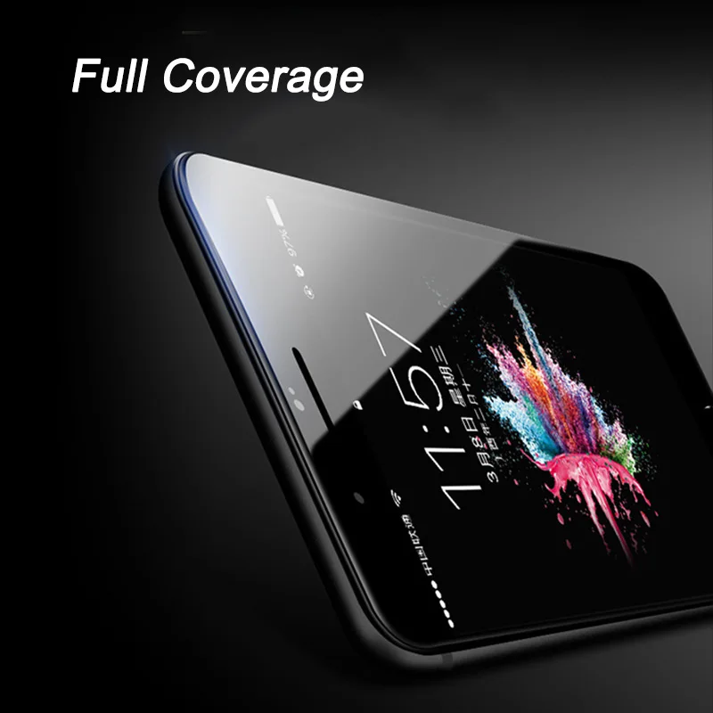 5D закаленное стекло для iPhone 6 Защитная пленка экрана 6s 8 Plus телефона на 7