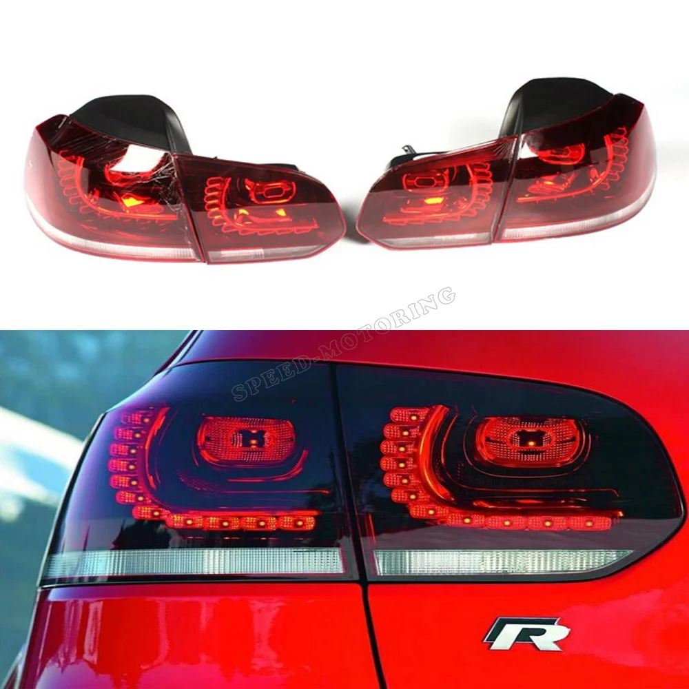 

ABS Auto rear Tail lamp LED lights for VW golf VI MK6 2010-2013 O :5K0 941 055/056