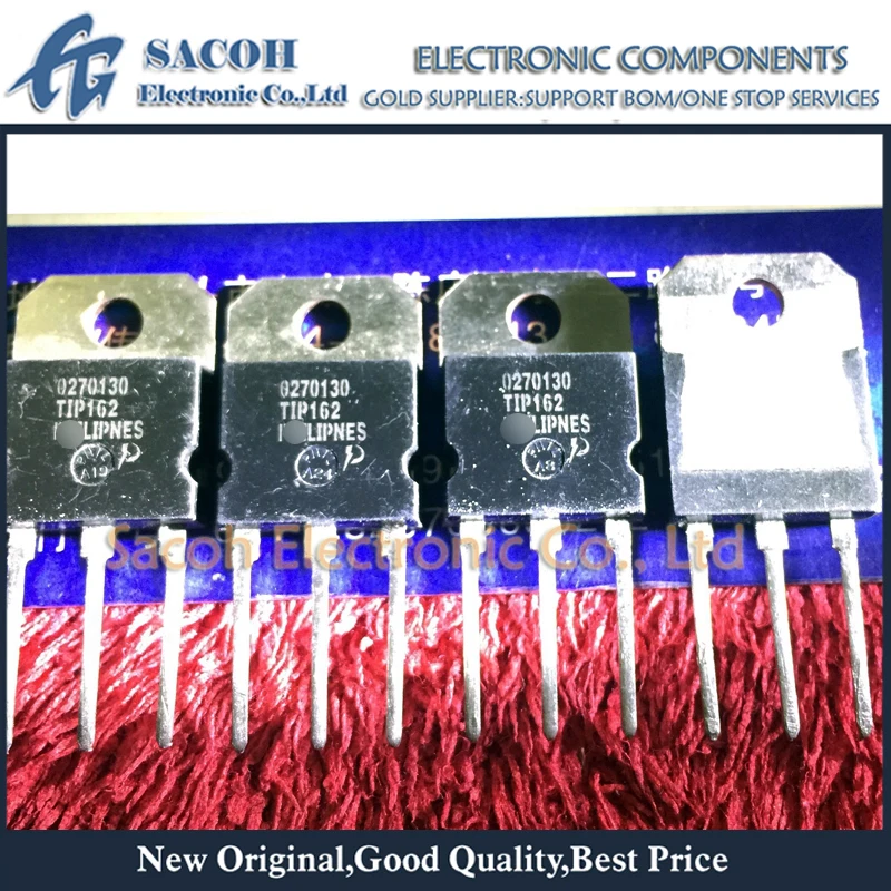 

Free Shipping 10Pcs TIP162 TIP161 TIP160 TO-218 Silicon NPN Power Transistors