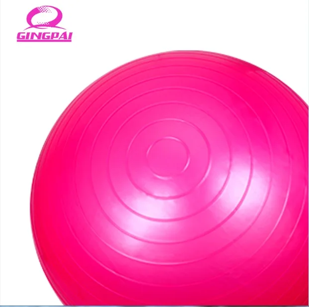 65 cm йога мяч физической Фитнес мяч для Фитнес прибор мяч для тренировки баланса Тренажёр для дома сферы для балансировки прибор для занятия йогой - Цвет: Красный