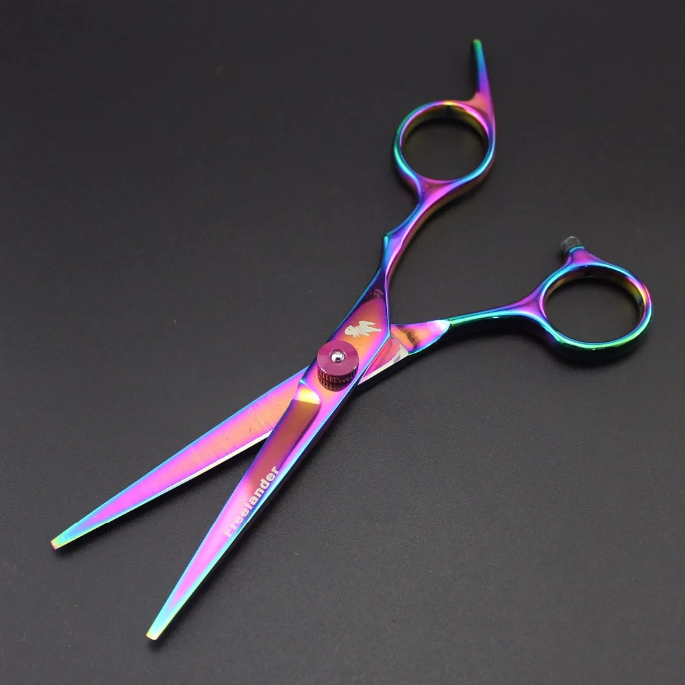 6 inch color purple 4 suit pet scissors hair thinning pet grooming scissors