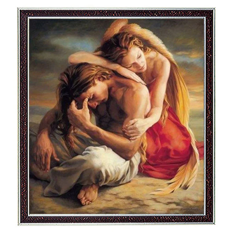 влюбленные лебеди. влюбленные фэнтези. женщина ангел обнимает мужчину. фэнтези любовь. красивые сны про любовь.