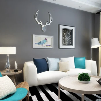 

Self Adhesive Solid Color Wallpaper Sticker Men Bedroom Decor Wallpapers Black Grey White Wall Paper Stickers Home Decor QT112