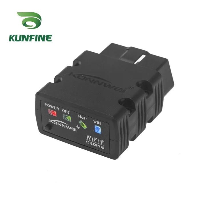 KUNFINE KW902 WI-FI ELM327 Авто OBD2 читателя Кода мини ELM327 KW902 WI-FI диагностического рабочий инструмент для IOS/ android/iPhone