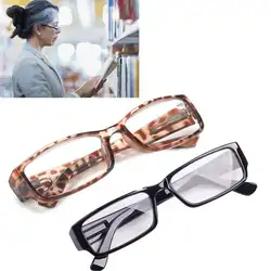 Ультра-легкие очки для чтения для Для мужчин Для женщин дальнозоркостью очки Gafas de Lectura Óculos де Грау черный/леопардовые очки для родителей