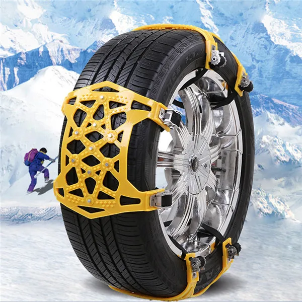 Universal Snow Chains Thickened Widened Non-slip Wheel Winter Goods Truck Car Snow Tire Chain Anti-skid Belt Car Accessories