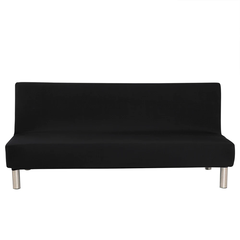

1pc Solid Color Sofa Covers Without Armrests Sofa Bed Cover Protector Slipcover All-inclusive Folding Stretch 27