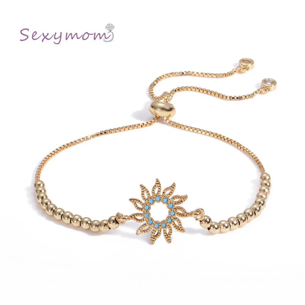 

Adjustable Trendy Rose Gold Color fox Bracelets For Women Wedding fashion Jewelry Charming Bracelet Bangles Pulseira Feminia