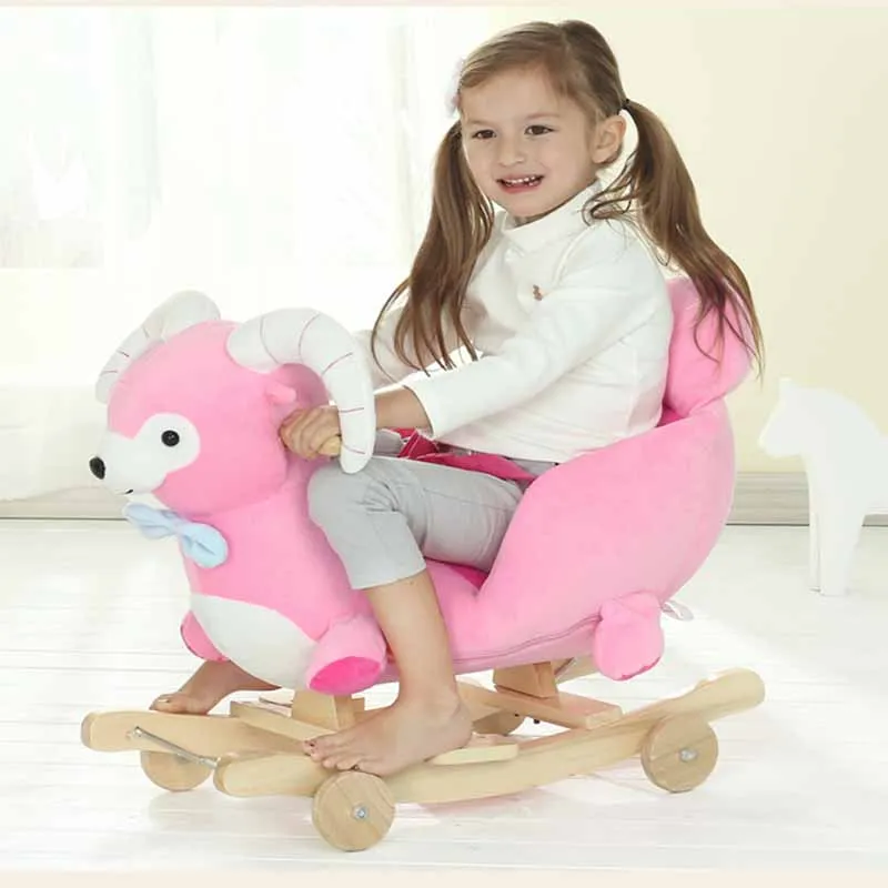 Baby swing Plush Horse Toy Rocking Chair Baby Bouncer baby Swing Seat Outdoor Baby Bumper Kid