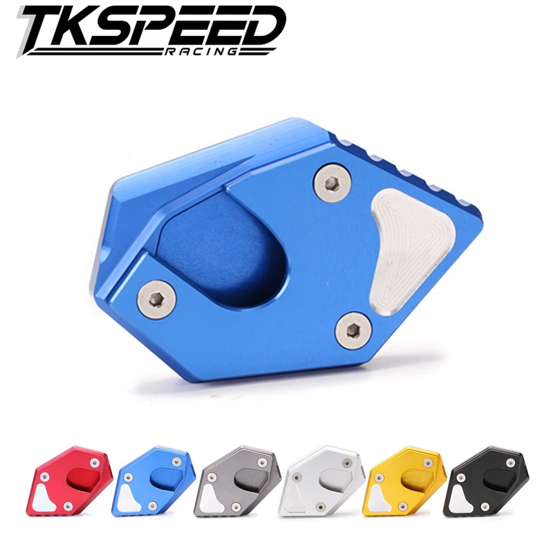 

FREE SHIPPING 2017 new Arrival CNC Side Stand Enlarge Plate stand Extension Pad For KYMCO Xciting400 XCITING 400 400i