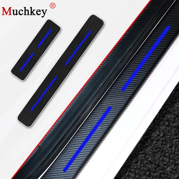 

4D Carbon Fiber Sticker For Nissan Armada 2004 To 2015 Door Sills For Cars Car Sill Protectors Auto Accessories 4Pcs