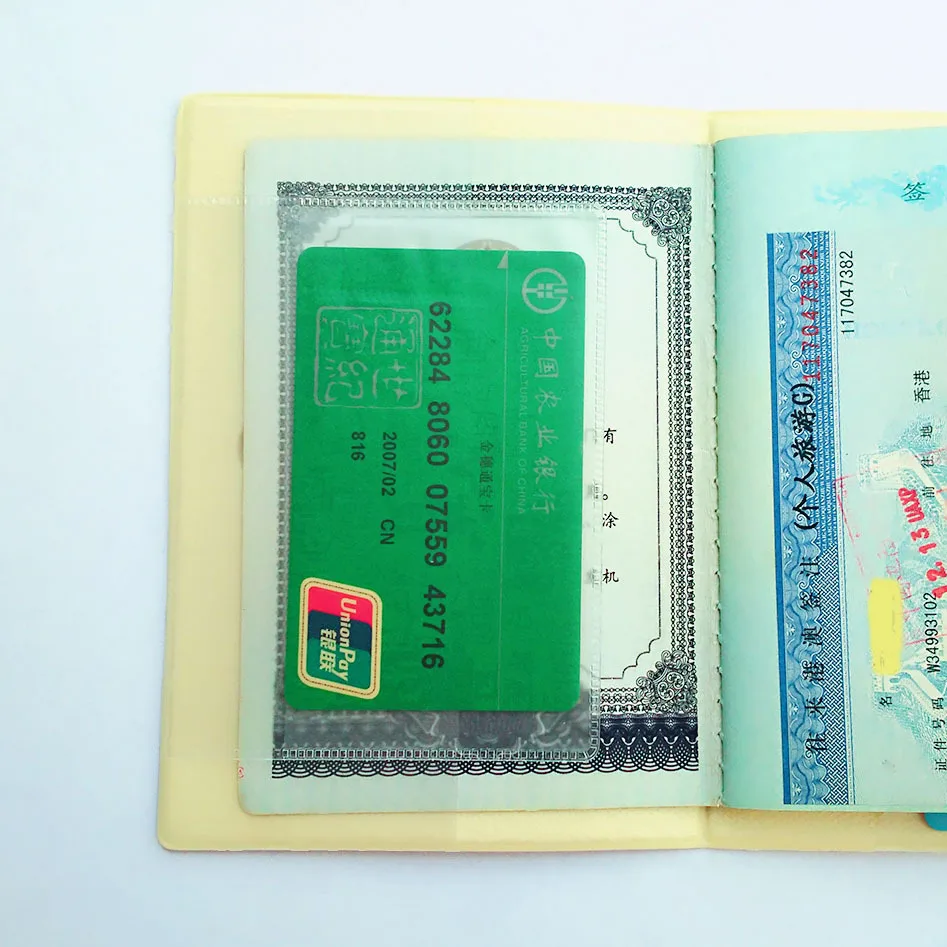 Мультфильм ангел BB медведь обложка для паспорта пвх кожа 3D дизайн визитная карточка сумка владельца паспорта 14* 9.6 см