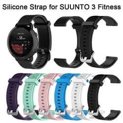 Замена мягкий силиконовый ремешок для часов браслет для SUUNTO 3 фитнес умные часы легко установить заменить ремешок для часов