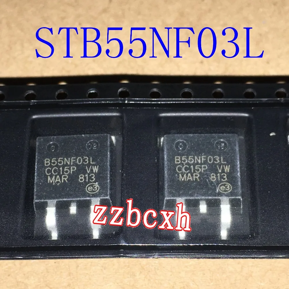 

10PCS/LOT New original STB55NF03L B55NF03L TO-263 30V 55A