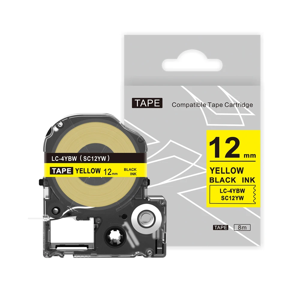 It is a graphic of Old Fashioned Label Tape Cassette 12mm It's just a photo of Old Fashioned Label Tape Cassette 12mm