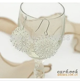 

Hot sale fashion Unique new pattern dandelion earrings diy vintage jewelry wholesale accessories Crystal shop free shipping