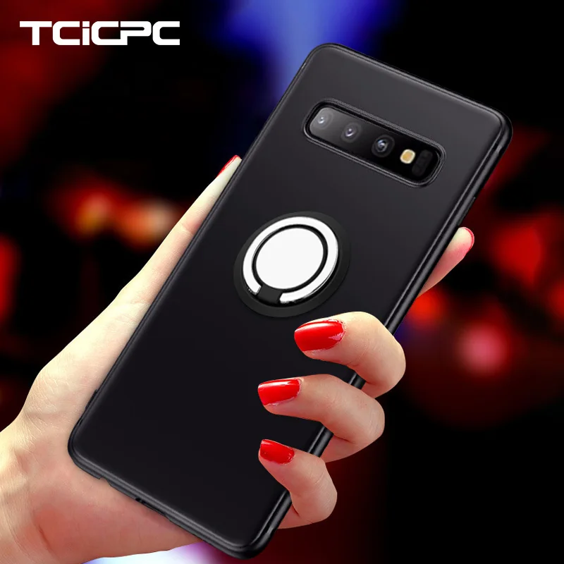 Чехол TCICPC для samsung Galaxy S10 Plus силиконовый роскошный тонкий матовый из ТПУ мягкий