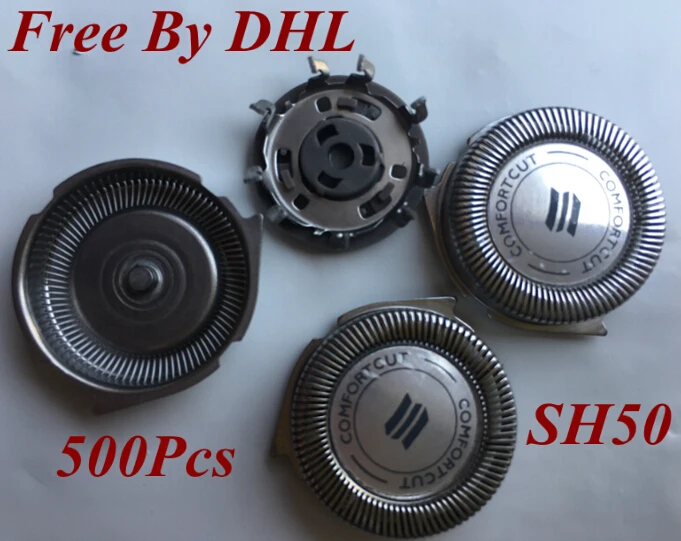 500 шт. SH50 Сменная головка лезвия бритвы для philips SH30 S5510 S5340 S5140 S5110 S5400 S9161 S5050 S7510 S5380