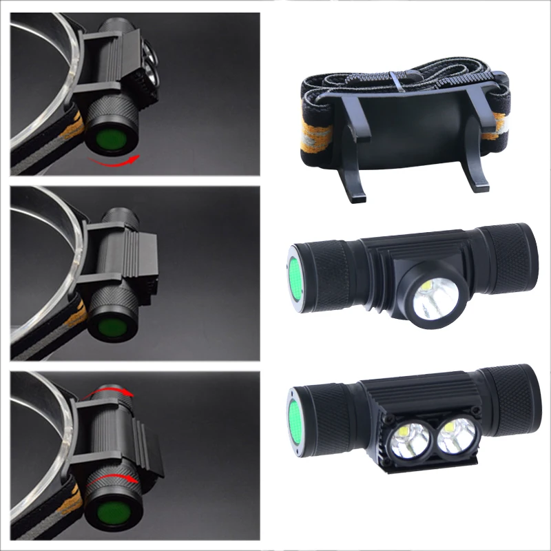 Светодиодный налобный фонарь xm l2 с зарядкой от USB 18650|led headlamp|head flashlightled headlamp usb |