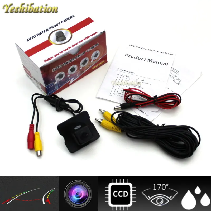 

Yeshibation Reversing camera For Mercedes Benz GL Class X164 2007~2012 Parking Line Dynamic Trajectory Tracks Rear View Camera