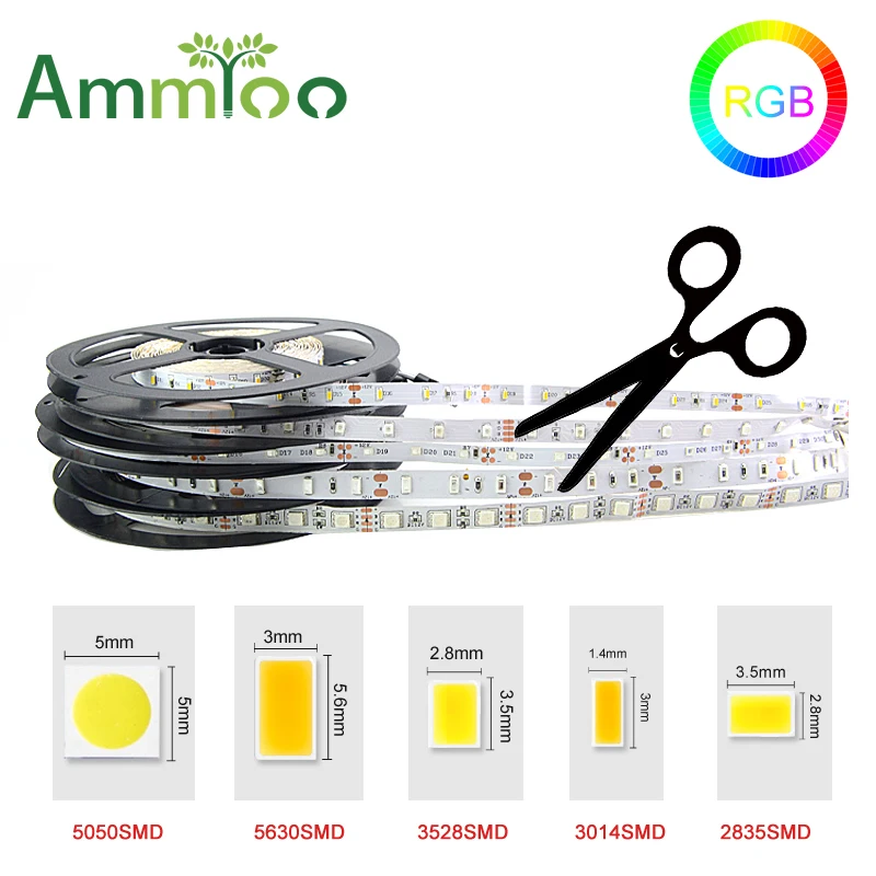 12V 5M Waterproof Super Bright 3528 5050 5630 SMD 300 LED Flexible Strip light 12V 5M Waterproof Super Bright 3528 5050 5630 SMD 300 LED Flexible Strip light