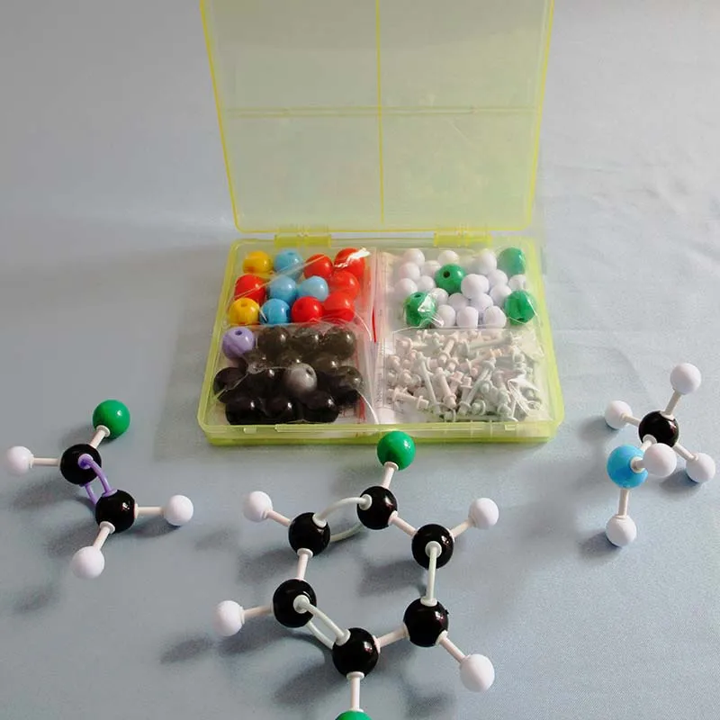 Шт. 125 мм шт. 23 мм молекулярные модели органический химия, Молекулярная модель комплект с коробкой пособия по химии учебные принадлежности