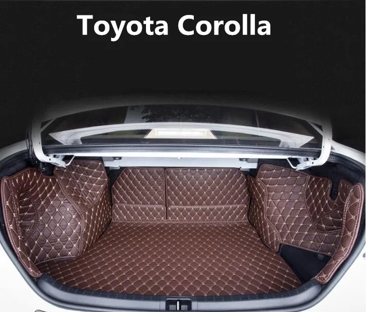 Full Rear Trunk Tray Liner Cargo Mat Floor Protector foot pad mats for