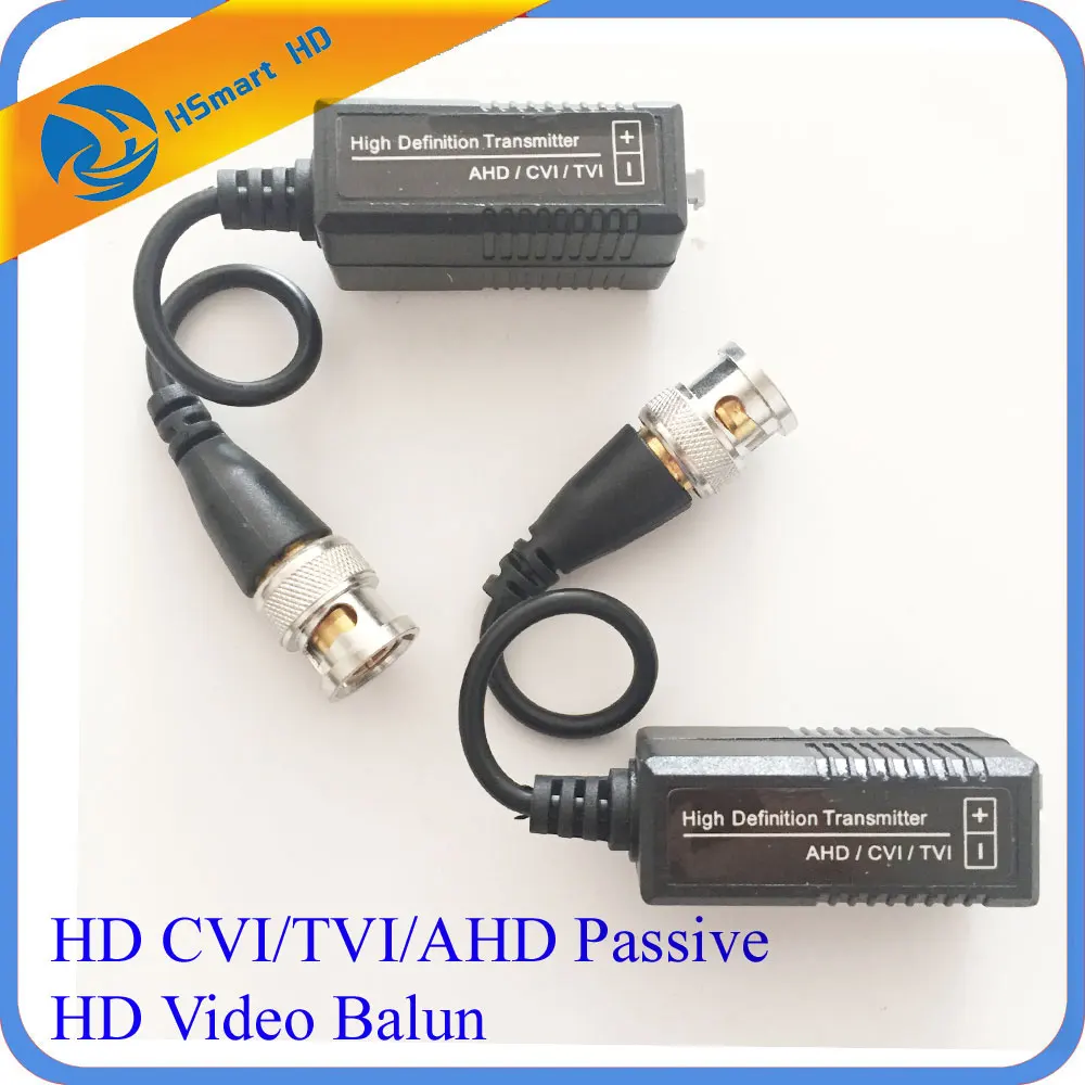 1 пара CCTV адаптер разъем UTP HD CVI/TVI/AHD пассивный видео балун для 1080P AHD ИК-камера DVR системы