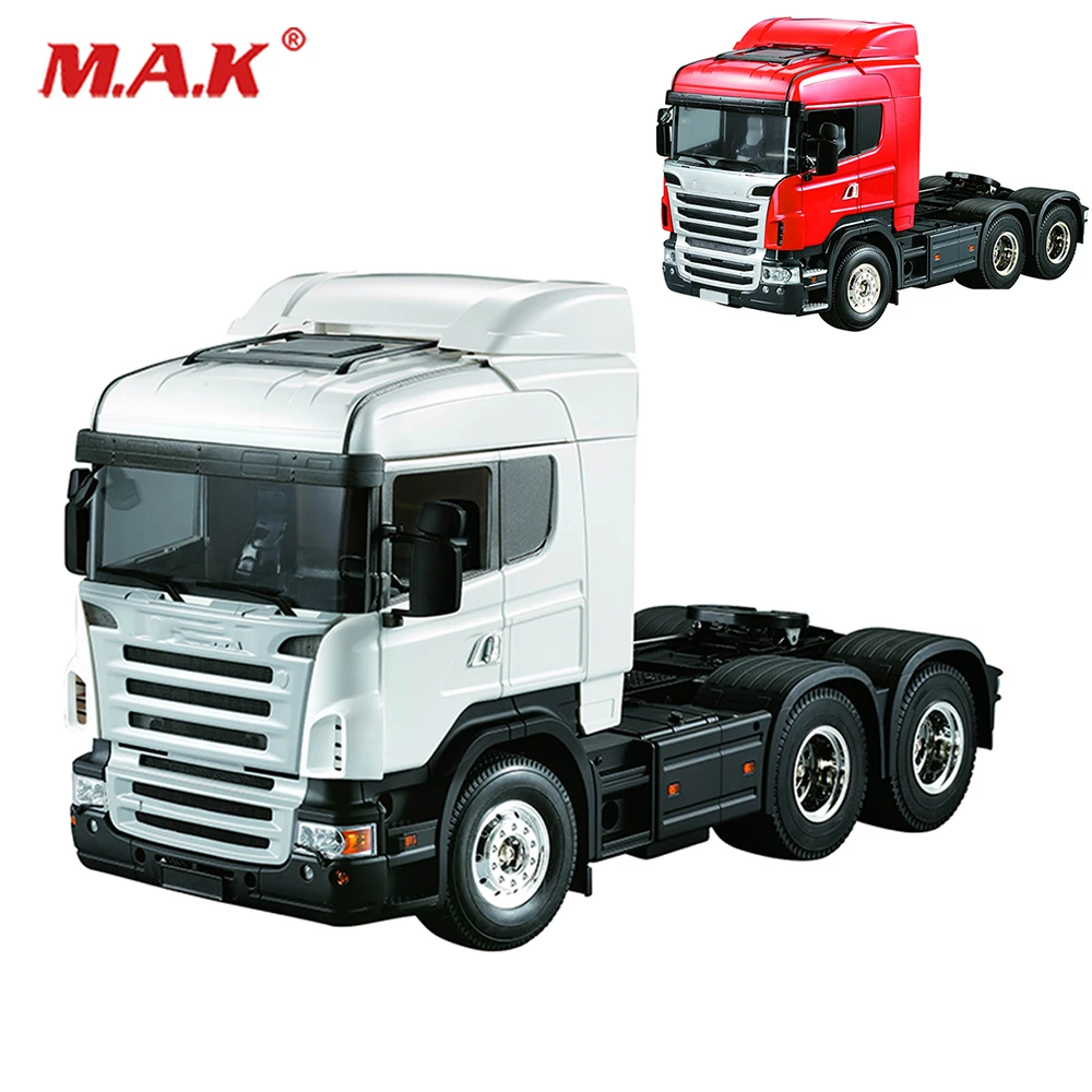 

RC 3 Speed Car For 1:14 RC Tractor Truck 3 Axles tractor with body Mid-top bodyshell Assembly kits Tamiya Scania R620 tractor
