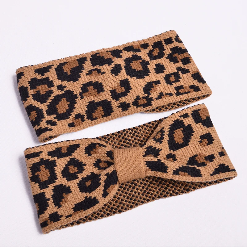 

Leopard Cross Knot Headbands For Women Turban Stretch Hair Bands Twisted Knotted Headband Girls Hair Accessories