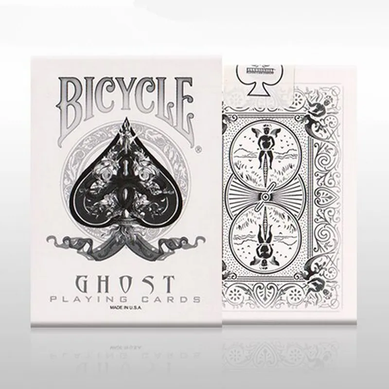 

Hot Sale White Ghost Deck Bicycle Magic Props Magic Playing Cards Magia Poker Tricks Bicycle Deck