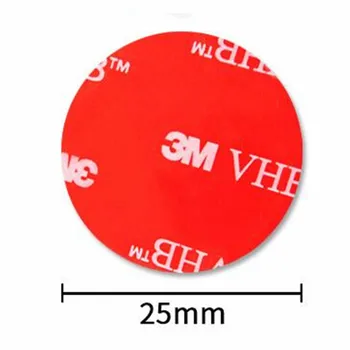 

10pcs/lot 3M VHB 5608 25mm Round Heavy Duty Double Sided Adhesive Acrylic Foam Tape Good For Car Camcorder DVR Holder