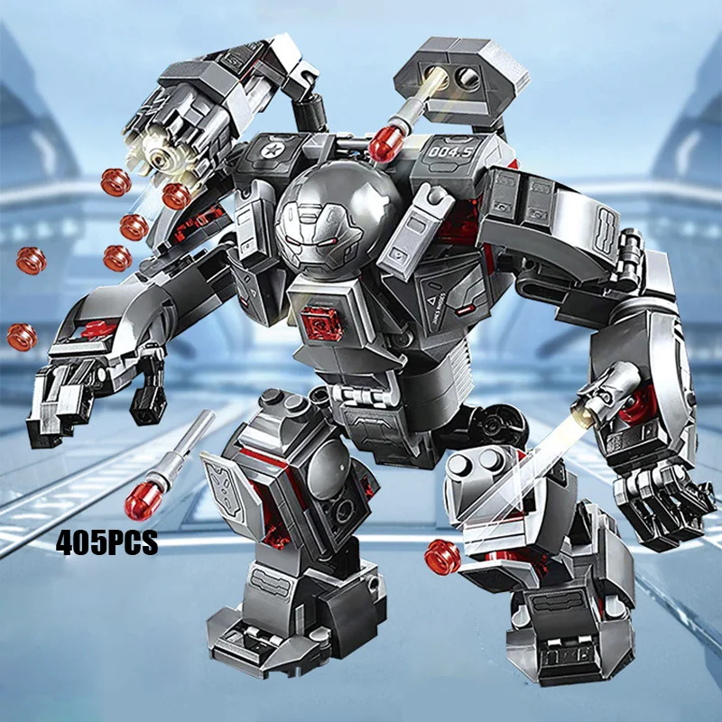 

Marvel super heroes war machine mech building block avenger Endgame Ironman ant-man figures bricks toys model for kids gifts