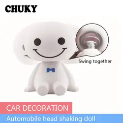 CHUKY автомобиль украшения Baymax робот качая головой куклы авто интерьера подарок для peugeot 307 308 Seat Leon Mazda 3 6 CX-5