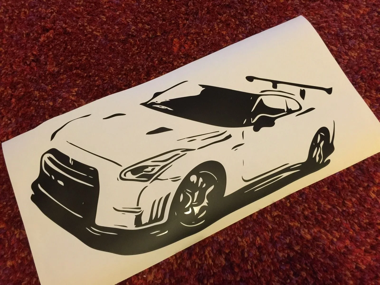 Для Nissan Skyline R35 GTR массивная JDM настенная виниловая наклейка различных размеров |
