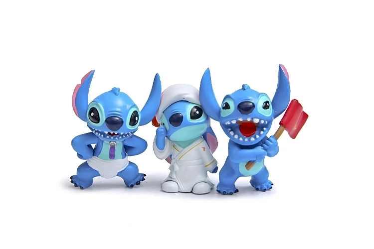 Фигурка Disney Lilo & Stitch 6 шт./компл. см статуэтка осанки игрушка модель для детей