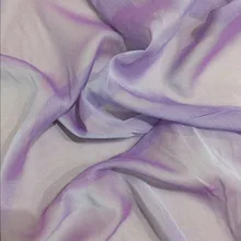 Шифоновая ткань натуральная ткань однотонная окрашенная 150 см ширина мягкая дешевая цена подкладка для платья DG02