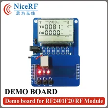 ЖК-дисплея демо плата для RF2401F20 беспроводной модуль рф для