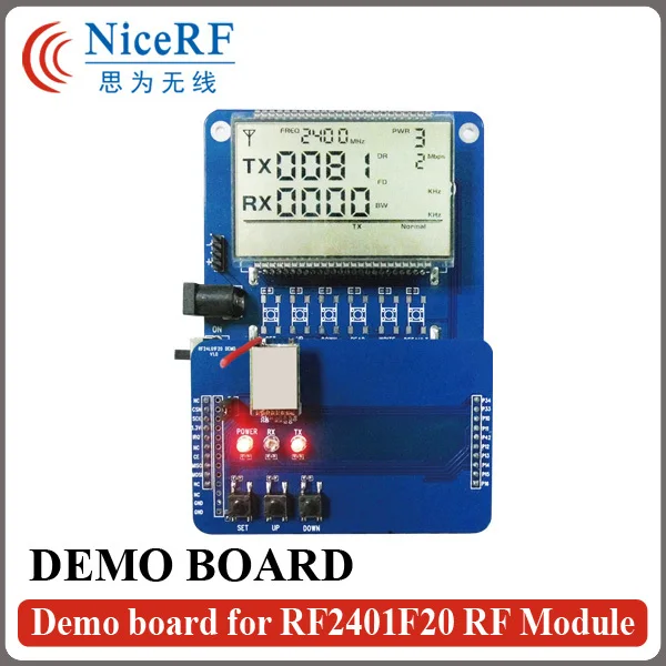Best Quality LCD Dispaly Demo Board For RF2401F20 Wireless RF Module For Free Shipping Best Quality LCD Dispaly Demo Board For RF2401F20 Wireless RF Module For Free Shipping