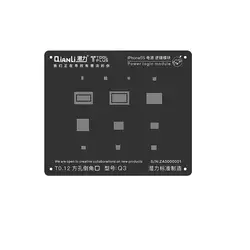 Qianli Power Logic модуль реболлинга трафарет квадратное отверстие черный трафарет для iPhone 5S 6 6 S 7 8 Power Logic модуль реболлинга