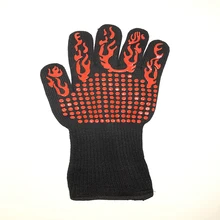 1 шт. противопожарные перчатки, устойчивые к высокой температуре устойчивые перчатки Микроволновая печь на открытом воздухе барбекю жаркий огнестойкий рабочие перчатки
