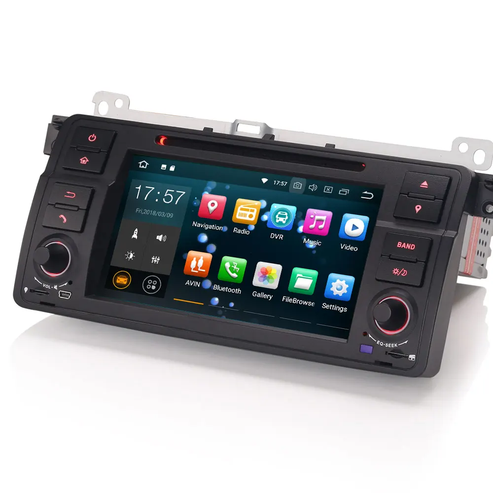 Excellent 7" Android 9.0 OS Car DVD Multimedia GPS Radio for BMW E46 1998-2006 (318/320/325) & BMW M3 1998-2006 with Split Screen Support 5